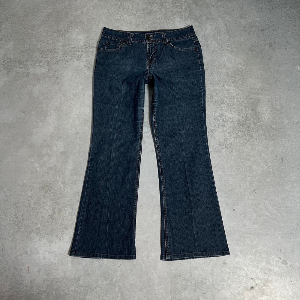 Bandolinoblu Arianna Bootcut Jeans Women's Size 12 Dark Flared Denim Mid Rise